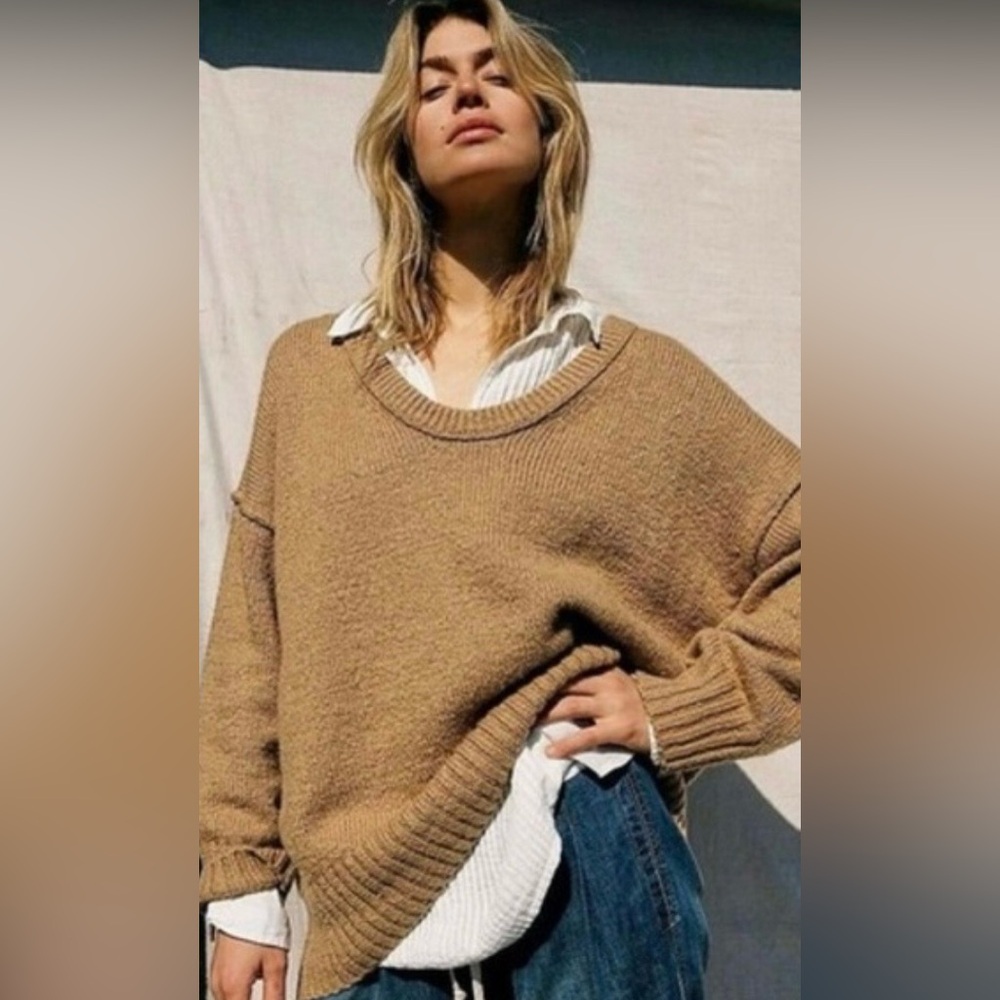 Free People Brookside Tunic Sweater - Picture 12 of 12